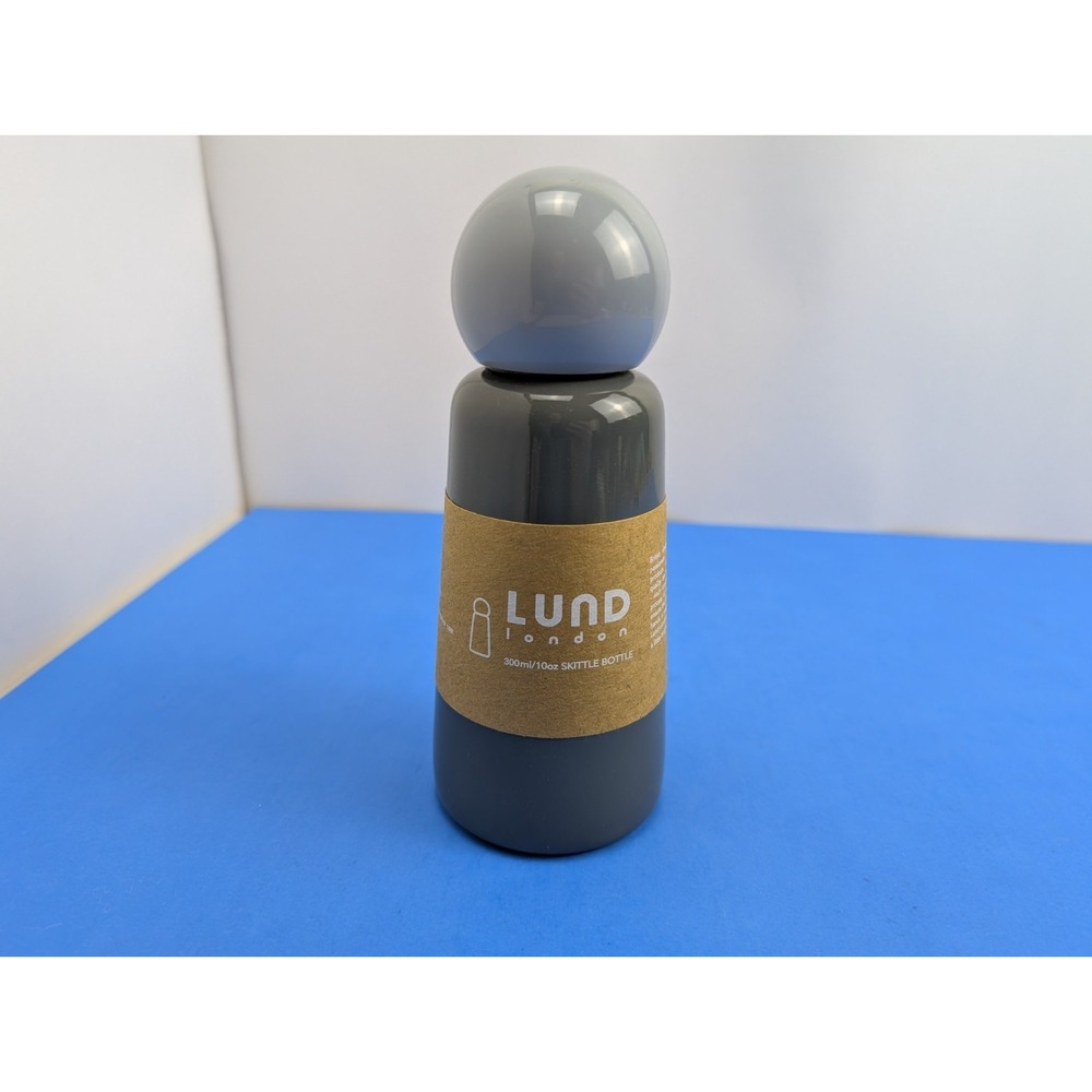 Lund London Mini Skittle Bottle 10 Oz Dark Gray New 7156 Water Bottle